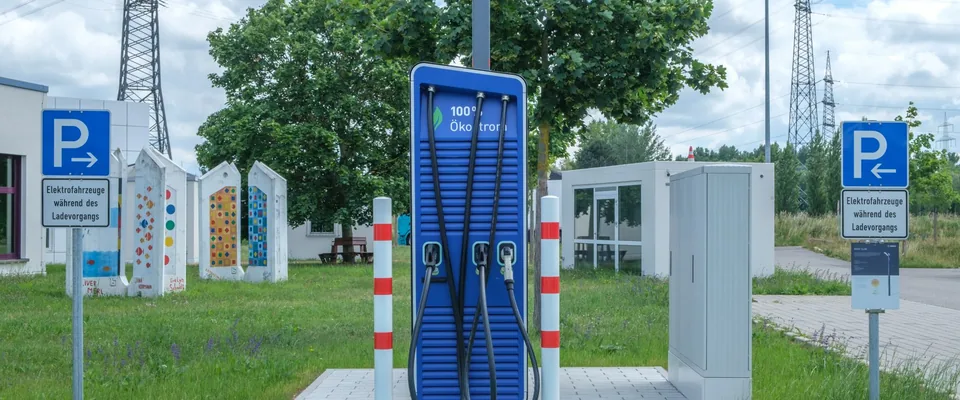 Borne de recharge publique pour vehicules electriques